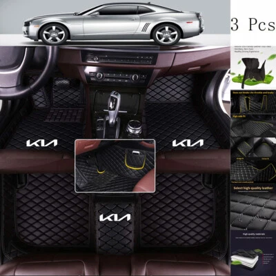 Fit for KIA All Series Car Floor Mats Auto Luxury Custom Waterproof Carpets Mats Foto 1 de 4