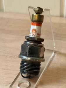Vintage RAJAH 'Red Head' 7/8" Spark Plug USA Automobile Machinery Tractor - Picture 1 of 5