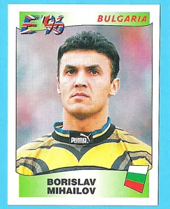 Panini Europa Europe 96 Football Sticker 1996 #137 Borislav Mihailov Bulgaria Ex - Picture 1 of 1