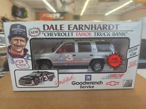 BCG Dale Earnhardt Chevrolet Tahoe Truck Bank 1:25 Silver - Picture 1 of 4