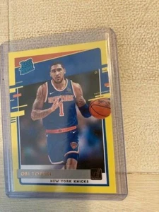 Donruss Rated Rookie Obi Toppin 2020 2021 amarillo SP Dollar Tree - Imagen 1 de 2