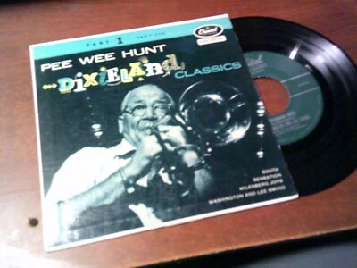 PEE WEE HUNT DIXIELAND CLASSICS PART ONE 4 SONG EP  45 RPM RECORD - Image 1 of 4