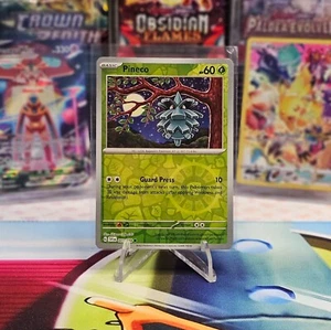 Pineco - 001/198 - Escarlata y Violeta - Juego de cartas coleccionables Pokémon - Holograma inverso - Casi nuevo - Imagen 1 de 2
