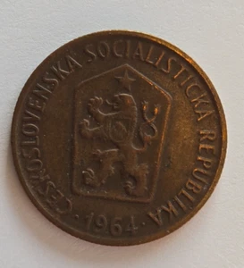 1964 Czechoslovakia-50 Haleru KM#55-Schon#58 - Picture 1 of 2