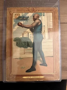 1911 - T9 Turkey Red Jack Johnson #76 with Checklist Back - RARE - Boxing - Picture 1 of 2