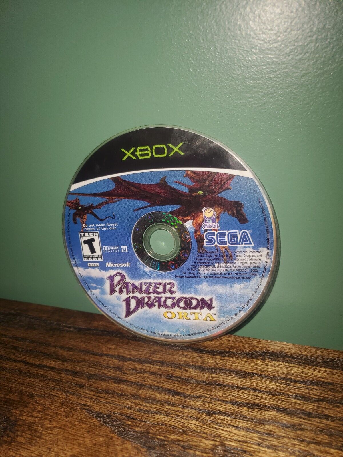 Panzer Dragoon Orta Xbox Disc Only. Microsoft Xbox, 2003