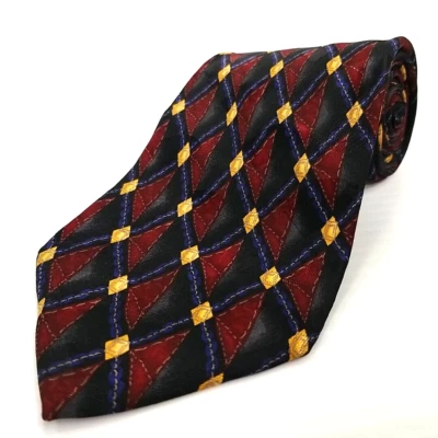 JZ Richards Nordstrom Luxury Tie Geometric Pattern Printed Silk Necktie 60" x 4" - Image 1 of 4