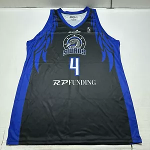 Lakeland Swans Blue Timma 4 Trikot Herren XL NBA G League Selten Fehldruck Neu Logo - Bild 1 von 7