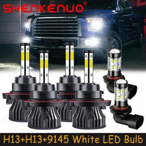For Ford F250 F350 2017 2018 Combo 4Side LED Headlight + Foglight Bulbs 6000K 6X - Imagen 1 de 13