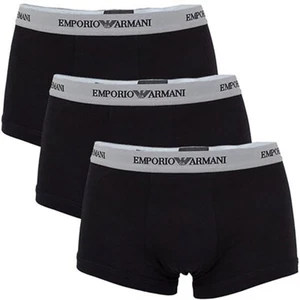 3 Boxershorts Emporio Armani EA7 3 Boxershorts Unterwäsche Baumwolle Herren schwarz 111357CC717 120 - Bild 1 von 10