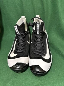 Nike Huarache 2K Filth Elite mittlere Baseballstollen Metallspikes schwarz/weiß Gr.8 - Bild 1 von 6