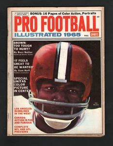 1965 Complete Sports Pro Football Illustrated – Jim Brown Cover  #M2224 - Picture 1 of 1