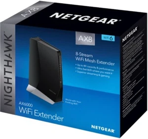 Netgear Nighthawk AX8 EAX80 AX6000 WiFi 6 Mesh Range Extender + Signal Booster - Bild 1 von 4