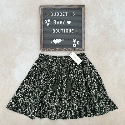 NWT RYLEE + CRU Green Vines Floral Skirt Size 10-12Y - Image 1 of 3