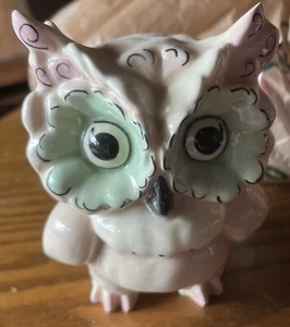 VINTAGE 5 1/2” Hoot OWL FIGURINE By Kay Finch Ceramics California Pottery - Bild 1 von 5