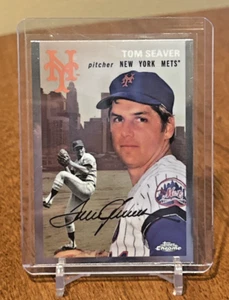 Tom Seaver VARIATION 2023 Topps Chrome Platinum City Variation #54CV-30 Mets - Picture 1 of 2