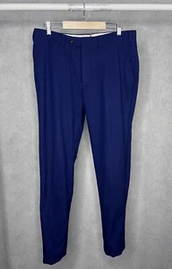 Suitsupply Pants Mens Blue Size 98, 100% Lana - Picture 1 of 8