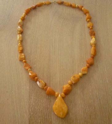  Butterscotch Bernsteinkette, 63 Gramm, 75 cm lang - Bild 1 von 2