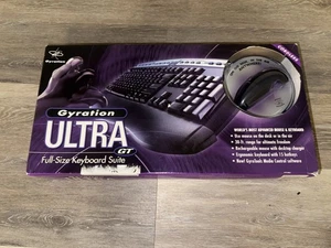 GYRATION Ultra GT GP1100-001 Wireless Rechargeable Rf USB Combo Keyboard Mouse - Picture 1 of 2