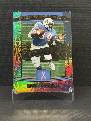 2025 Panini Revolution Earl Campbell Gridiron Legacy #2 Tennessee Oilers - Image 1 of 2