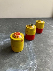 Juego de 3 cajas de metal de película vintage de los años 70 Sakura Konipan SS Japón retro - Imagen 1 de 10