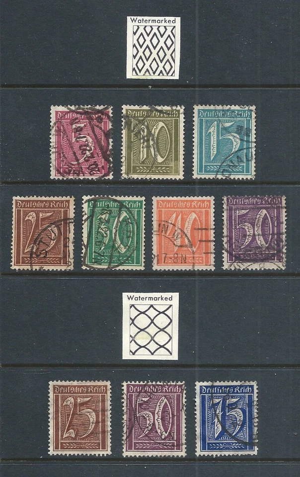 GERMANY _ 1921-22 'NUMERAL' 10 _ USED ____(913) - Image 1 of 1