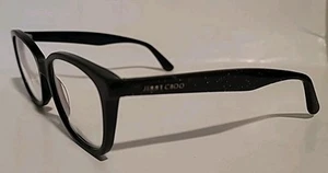 JIMMY CHOO BLK SPARKLE Frame 188 AE2 140 EYEGLASSES Made In Italy - Picture 1 of 8