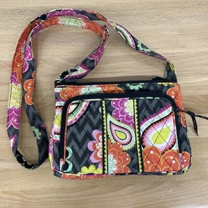 Bolso Bandolera/Hipster Vera Bradley Jazzy Blooms, Correa Ajustable Floral. - Imagen 1 de 7