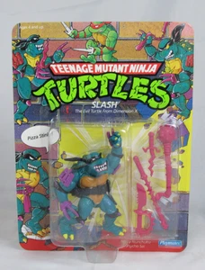 Vintage 1990 TMNT Ninja Turtles Slash MOC Unpunched HH698 - Picture 1 of 3