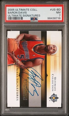 2005 Ultimate Collection Ultimate Signatures Baron Davis Auto - PSA 7 - Image 1 of 2