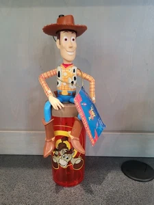 Disneyland Exclusive Toy Story Woody Souvenir Sipper Articulated Cup Straw Pixar - Picture 1 of 7