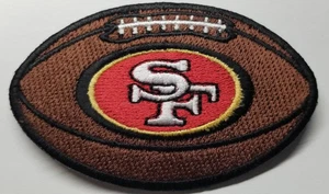 San Francisco 49er's Football Embroidered Patch approx 2.25x3.5" - Picture 1 of 2