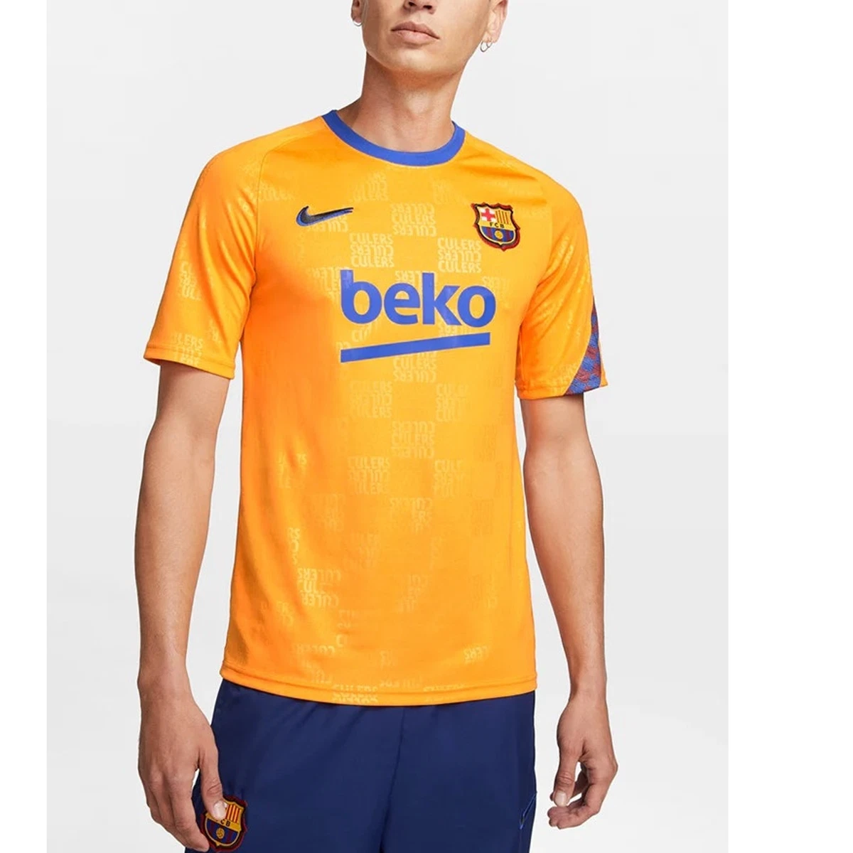 Preços baixos em Fc Barcelona Masculina Laranja Clube