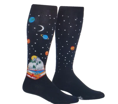 Take a Look It's In a Book - Calcetines unisex elásticos de pantorrilla ancha ENVÍO GRATUITO Foto 1 de 4