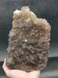 1.73kg Rare Natural Iridescent All Sided Cubic Fluorite Crystal Mineral Specimen - Picture 1 of 24