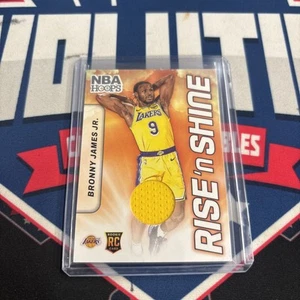 2024-25 NBA Hoops Bronny James Jr. RC Jersey - RISE 'n SHINE LA Lakers - Picture 1 of 2