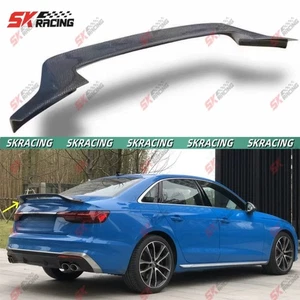 Alerón labial trasero negro forjado/fibra de carbono para Audi S4 A4 2017-2025 - Imagen 1 de 30