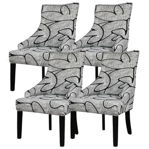 Wingback Chair Slipcovers with Pattern Stretch Wing Chair Covers Reusable Arm... - Bild 1 von 5