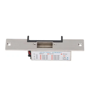 12V Fail Safe Electric Strike NC Lock for Cylindrical Doors Access Control - Bild 1 von 19