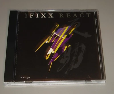 The Fixx - React (CD, 1987, MCA Records) Made In Japan Foto 1 de 4