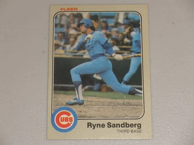 Fleer Baseball 1983 #507 Ryne Sandberg novato radiocontrol Foto 1 de 2