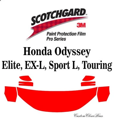 3M Paint Protection Film Pro Series Clear Bra Shield 2025 2026 Honda Odyssey - Image 1 of 3
