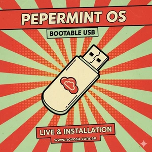 Livs Operating System - Peppermint OS Bootable Linux USB - Run Directly From Usb - Picture 1 of 2