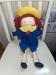 Vintage 1990 soft Madeline Doll 20 inches with hat and coat - Picture 1 of 2