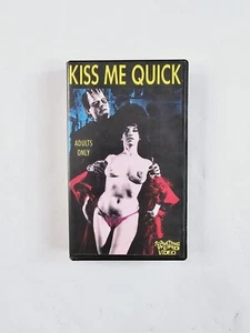 Kiss Me Quick Comedy Fantasy Horror Cult Classic Something Weird Video VHS Vtg - Picture 1 of 6