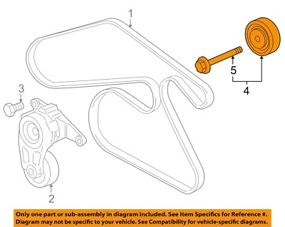 GM OEM-Idler Pulley 12610680 - Image 1 of 2