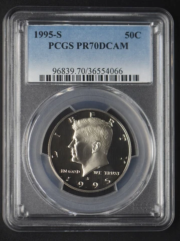 1995-S Proof Kennedy Half Dollar PCGS PR70 DCAM - COINGIANTS Cover
