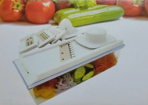 Manual Vegetable Slicer Potato Fruit Cutter Stainless Steel Mandoline Kitchen - Picture 1 of 3