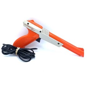 Official Orange Nintendo NES-005 Zapper Light Gun Controller Tested
