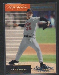 2001 DONRUSS SEASON STAT LINE 1999 RETRO #39 MIKE MUSSINA ORIOLES SP LOW #05/175